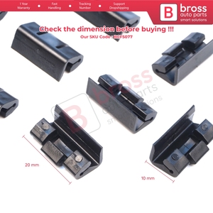 BCF5077 ชุดยึดรางน้ำฝนหลังคา 10 ชิ้น สำหรับรถยนต์ซีรีส์ 5 รุ่น E34 ซีรีส์ 7 รุ่น E32 E38 51131924953 - Product Image 6