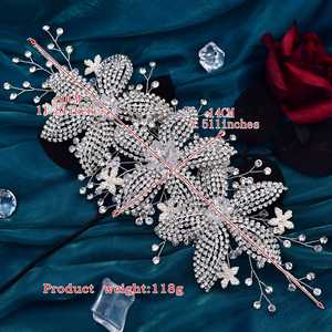 Bridella BHP252-S Silver Rhinestone & Pearl Crown Fashion <b>Jewelry</b> <b>Set</b> for Weddings <b>Proms</b> Formal Events-Comfortable Secure Fit - Product Image 1