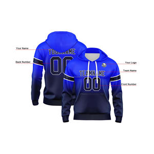 Sweat-shirt à capuche en coton lourd personnalisé pour homme, motif cœur surdimensionné, double face, coupe ample, style européen, streetwear, pull-over - Product Image 4