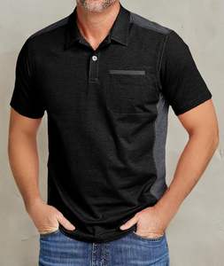 T-shirt en coton 280GSM avec logo personnalisé en vrac en vente de gros T-shirt en coton à épaules tombantes surdimensionnées 280GSM Streetwear tricoté T-shirt vierge pour unisexe - Product Image 2