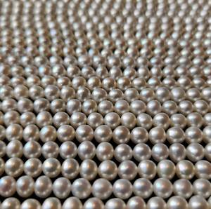 ลูกปัดไข่มุกน้ำจืดสีทองอินเดียสีขาวไม่ผ่านการบำบัดตามธรรมชาติคุณภาพสูงสำหรับการทำเครื่องประดับ - Product Image 4