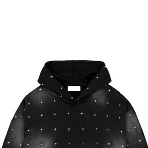 Sweat à capuche personnalisé avec logo OEM, sweat à capuche délavé au soleil avec strass, sweat à capuche à strass empilés, sweat à capuche délavé à l'acide pour hommes - Product Image 3