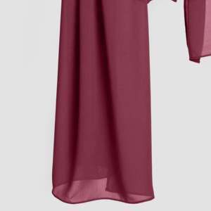 Voile et masque de protection solaire GAI Basic Burgundy Hijab - Product Image 3