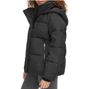 Chaqueta Bomber Casual para Mujer, Fabricada en Pakistán, Talla Grande, Relleno de Algodón, Invierno, Tejido de Lona, Botones, Transpirable - Product Image 5