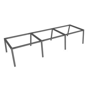 6-Piece Minimalist <b>Office</b> <b>Table</b> Base Set 360x120cm Assembled Required HCAT025 - Product Image 1