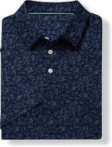 เสื้อเชิ้ตผู้ชายผ้าฝ้ายถักแบบระบายอากาศเป็นมิตรกับสิ่งแวดล้อม สไตล์ไฮสตรีท แขนสั้น ปักลายสีตัดกัน สำหรับฤดูร้อน - Product Image 3