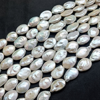 Vente en gros de perles baroques en forme de pépite de perles 15x20mm perles d'eau douce pour la fabrication de bijoux perles naturelles fournisseur en gros