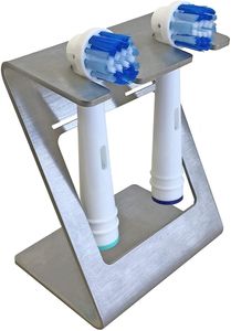 Porte-brosse à dents en métal élégant avec un style minimaliste améliorant la décoration et l'organisation de la salle de bain moderne - Product Image 4