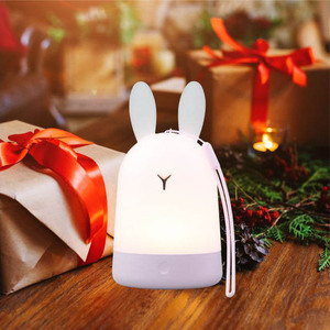 โคมไฟกระต่ายหรี่แสงได้แบบสัมผัสข้างเตียงเด็กไร้สาย - Product Image 5