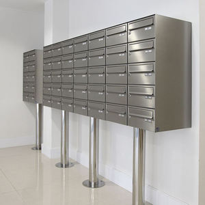 Weather Resistant Stainless Steel Mailbox Commercial Cluster Apartment Multi-Unit Post Letter <b>Box</b> for Office Campus School - Product Image 1