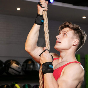 Protège-mains en cuir de daim de vachette de haute qualité pour fabricant professionnel avec logo personnalisé pour équipement de fitness - Product Image 5