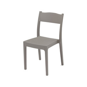 Sedia in Resina Vesta Antracite - Product Image 2