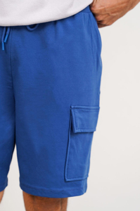 Logo personnalisé Short cargo grande taille pour hommes, durable, en coton/polyester, multi-poches, tactique utilitaire, extérieur, mi-solide, anti-rides - Product Image 2