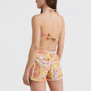 กางเกงขาสั้นชายหาดสำหรับผู้หญิงกางเกงขาสั้นสำหรับวันหยุดแบบหลวมมีสไตล์สำหรับดูสบายๆในชีวิตประจำวัน - Product Image 2