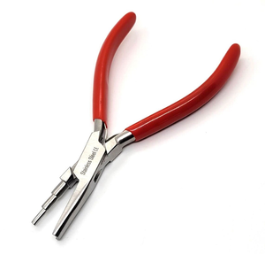 คีมเว้าสามส่วน5.5 "คุณภาพสูงสำหรับทำเครื่องประดับทำจากสแตนเลสลวดดัดแบบวนจับไวนิล DIY - Product Image 2