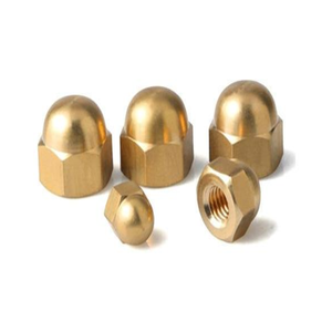 น็อตโดมทองเหลืองทนทานต่อการกัดกร่อนป้องกันสลักเกลียวและสกรูสำหรับงาน DIY และโครงการอุตสาหกรรม - Product Image 5
