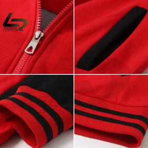 Vente en gros OEM Veste en cuir brodée en chenille à chaîne universitaire personnalisée en toile pour hommes Style long Letterman Baseball Design pour - Product Image 3