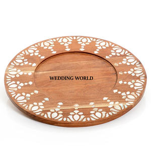 Bandeja de Chocolate de nuevo diseñador decorativa de mesa, forma redonda, hecha a mano, superventas, artículos de boda, venta al por mayor, bandeja de Chocolate nueva de lujo - Product Image 3