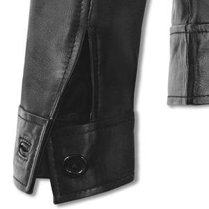 El producto más exigente Chaquetas de cuero personalizadas de alta calidad Mejor precio Chaqueta de cuero de piel de vaca de alta calidad para hombres - Product Image 4