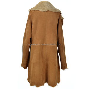 Abrigo Largo de Piel de Oveja Marrón Beaver OEM 2026, Superventas, de Alta Calidad para Mujer, Talla Grande, Moda de Invierno, con Calefacción - Product Image 2