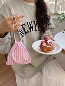 Leaders dans la fourniture de cosmétiques portables sacs d'emballage de stockage à cordon sac en tissu d'emballage de voyage pour les acheteurs en gros - Product Image 2