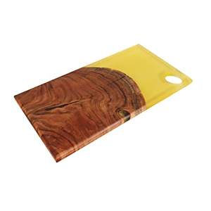 Tabla de cortar de madera de diseño natural de lujo, accesorio de cocina de resina y madera de la mejor calidad para uso doméstico - Product Image 5