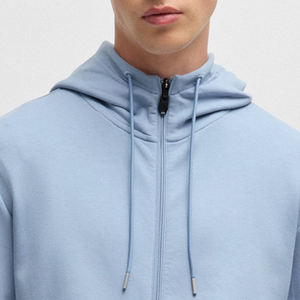 Sudadera con Capucha para Hombre de Alta Calidad, Color Sólido, Transpirable, con Cierre de Cremallera, Estilo Informal 2026, con Cordones, Mangas Largas y Logotipo - Product Image 2