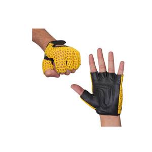 Guantes de levantamiento de pesas ajustables acolchados palma diseño transpirable muñequera agarre antideslizante para uso de fitness CrossFit - Product Image 5