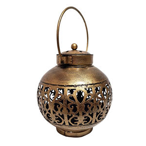 Quemador de incienso de latón de lujo, tealight, hecho a mano, pintado a mano, acabado rústico antiguo - Product Image 6