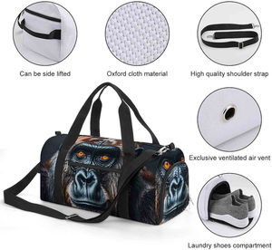 Bolsa de Gimnasio Moderna de Alta Calidad, 100% Poliéster, Gran Capacidad, Bolsa Deportiva de Viaje para Hombres y Mujeres, Actividades al Aire Libre, Personalizable, Unisex - Product Image 3