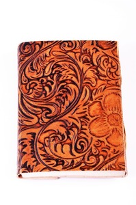 Cahier à spirales A5 fait à la main avec logo personnalisé fil à couverture souple couture couverture en cuir personnalisée organisateur journal cadeau parfait pour les hommes - Product Image 3