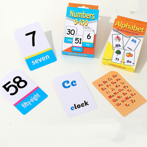 Herramienta de Aprendizaje de Números del 0 al 100 y del Alfabeto Inglés para Educación Temprana Infantil, Material de Papel - Product Image 2