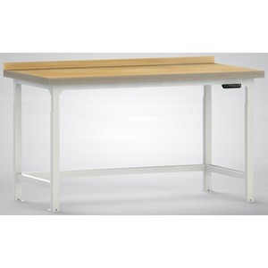 Banco di lavoro idraulico elettrico, banco di lavoro professionale regolabile in altezza 1500x800x750-1050 mm LxTxH - Product Image 1