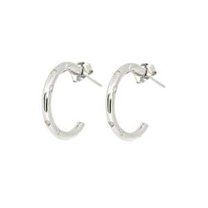 Ornate <b>14K</b> <b>Gold</b> Half <b>Hoop</b> <b>Earrings</b> Trendy Fruit & Geometric Pattern Rhodium & <b>Gold</b> Plated Zircon Pearl Stones for Weddings Gifts - Product Image 4