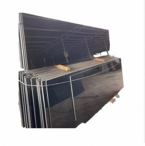 Granite noir absolu de qualité supérieure, poli, grande dalle, design moderne, découpé sur mesure pour les panneaux muraux de cuisine résidentielle, prix bas - Product Image 1