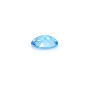 Topacio Azul Suizo Natural de 5 Quilates, Gema Facetada con Corte Corazón, Esmeralda, Ovalado, Cojín, Marquesa y Cuadrado, Tratado Térmicamente - Product Image 3