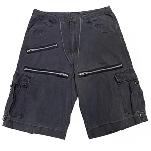Street Wear High Quality Custom <b>Mens</b> Zipper 100% Twill Cotton Washed Denim Shorts <b>Men</b> CustomMade Denim Shorts - Product Image 6