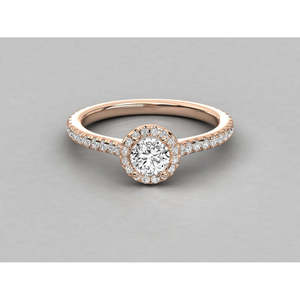 Anillo de Diamante Solitario Brillante en Oro de 10K - Product Image 5