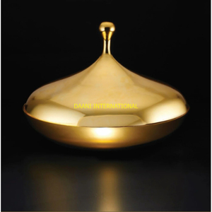 Cazuela Hotpot de cúpula de acero inoxidable martillado con soporte decorativo Calentador de alimentos para buffet para restaurante de catering de hotel - Product Image 6