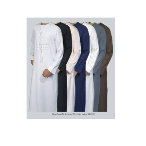 Accesorio de ropa musulmana tradicional Jubba omaní transpirable para hombre - Product Image 1