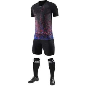 Conjunto de uniforme de camiseta de fútbol de secado rápido de alta calidad con logotipo personalizado, ropa deportiva de fútbol - Product Image 1