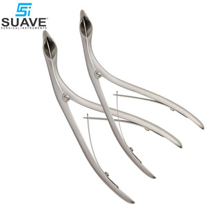 Spéculums nasaux ENT en acier inoxydable, outils médicaux, fortement courbés latéralement, 150 mm, par SUAVE SURGICAL INSTRUMENTS - Product Image 3