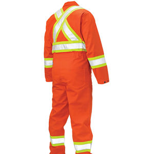 ชุดทำงานสะท้อนแสงทนไฟสำหรับงานในเหมืองน้ำมันและงานท่อส่ง ชุดสะท้อนแสงมาตรฐาน EN ISO เพื่อความปลอดภัยตามมาตรฐานยุโรป - Product Image 3