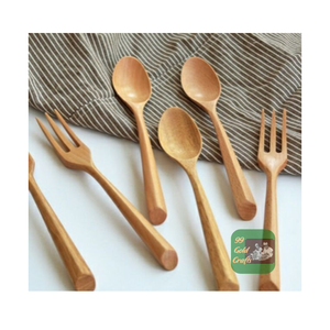 CUCHARA DE MADERA NATURAL PARA RESTAURANTE DE CASA CON UTENSILIOS DE MADERA PERSONALIZADOS DE ALTA CALIDAD A GRANEL DE VIETNAM - Product Image 3