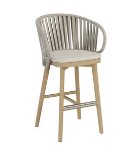 เคาน์เตอร์ม้านั่งไม้แบบนอร์ดิกที่ทันสมัยเคาน์เตอร์ม้านั่งสูงสำหรับบาร์ในบ้านโรงแรมห้องอาหาร-ขายส่ง - Product Image 1