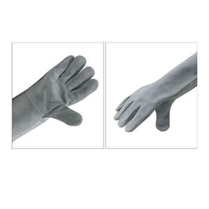 16 Inch Sturdy Heat Resistant Fire Resistant Premium Cow Split Leather TIG Welding <b>Gloves</b> Welder Choice Best Price Safety <b>Gloves</b> - Product Image 3
