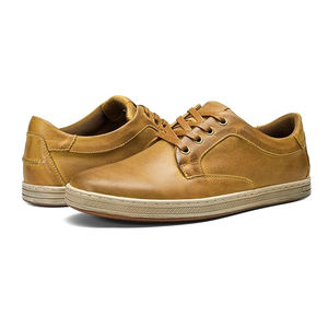 รองเท้าใส่ทำงานสำหรับผู้ชายรองเท้าสไตล์ลำลองดีไซน์ใหม่หนังแท้ทำมือ - Product Image 3