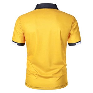 Vente en gros de polos pour hommes en polyester 220gsm 100% Chemise à manches courtes à séchage rapide Chemise de golf tricotée - Product Image 3