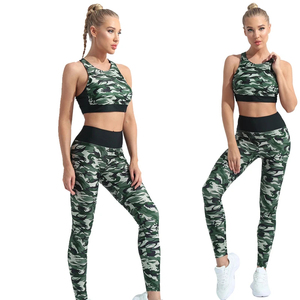 Service OEM Ensemble de yoga pour femmes Matériel de qualité durable Ensemble de yoga pour femmes pour une taille haute élastique Vêtements de sport de fitness - Product Image 6