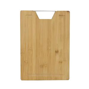 Planche à découper en bois la plus vendue avec rainure pour le jus, bloc à découper en bois épais pour steak, pizza, planche de cuisine fabriquée par Lodi impex - Product Image 2